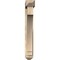 Ekena Millwork Imperial Arts and Crafts Rough Sawn Bracket w/ Offset Brace, Douglas Fir, 6"W x 30"D x 42"H BKT0604X30X42IMP03RDF - alternate 3